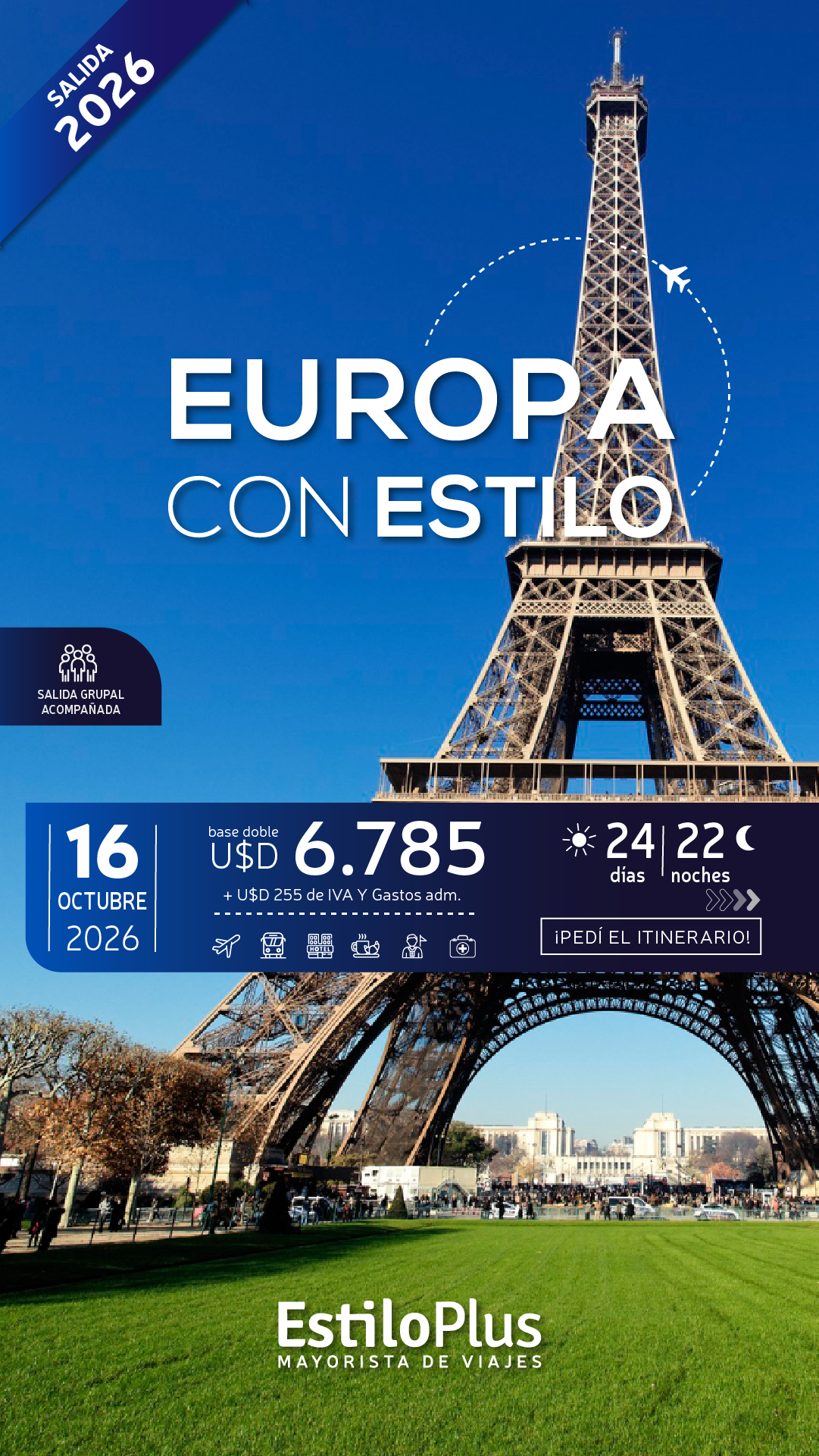 EUROPA CON ESTILO - 16 DE OCTUBRE  2026