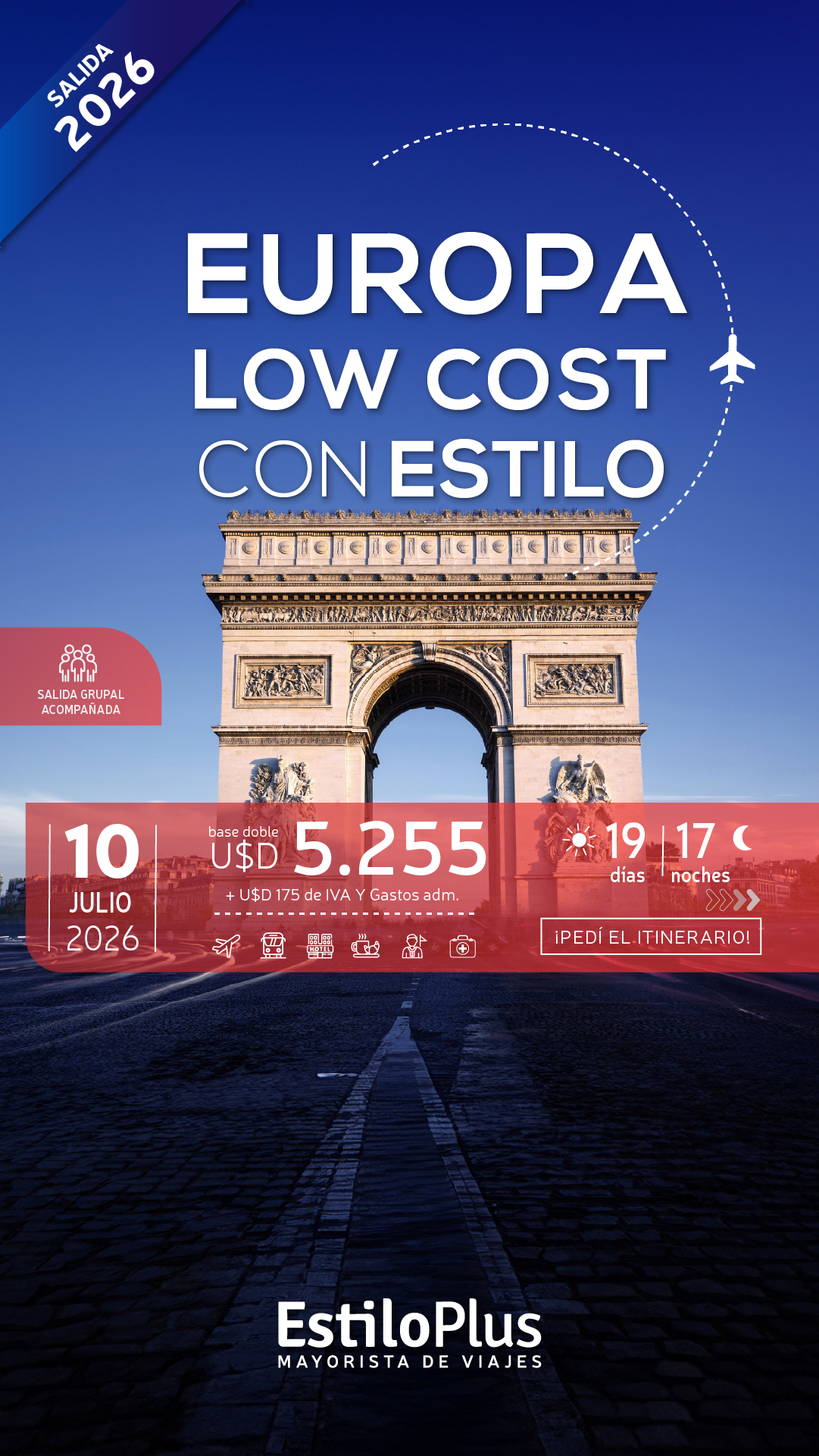 EUROPA LOW COST CON ESTILO - 10 JULIO 2026