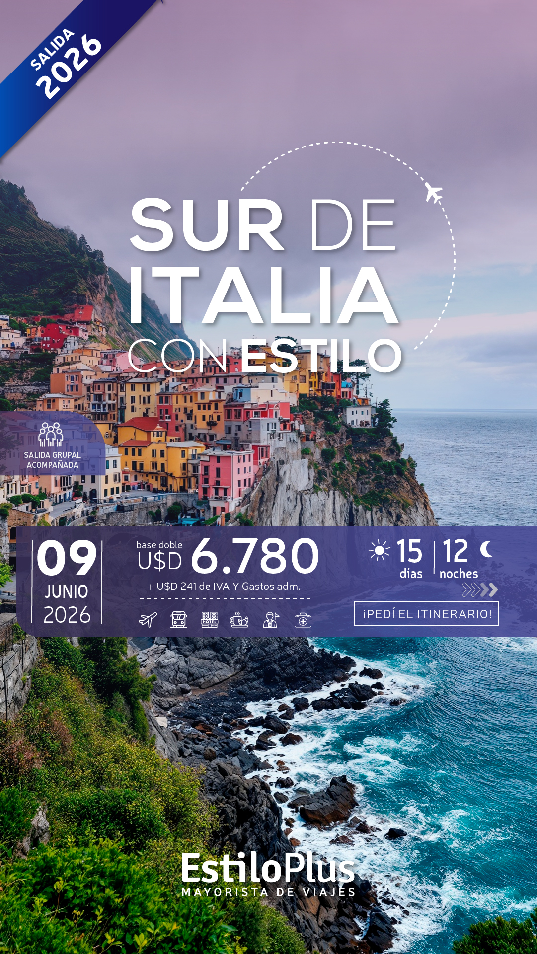 SUR DE ITALIA CON ESTILO - 09 DE JUNIO 2026