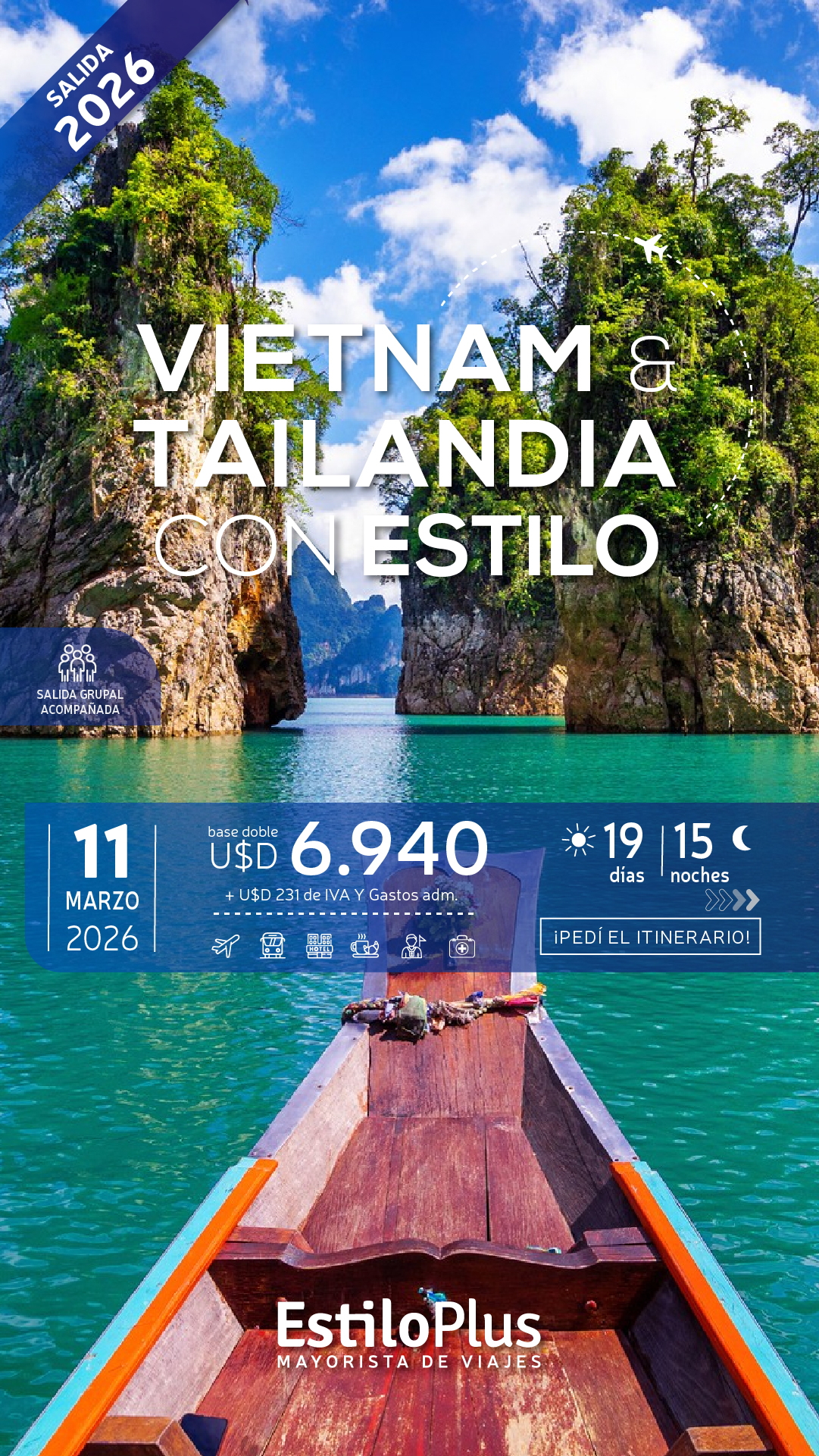VIETNAM y TAILANDIA con ESTILO - 11 de marzo 2026