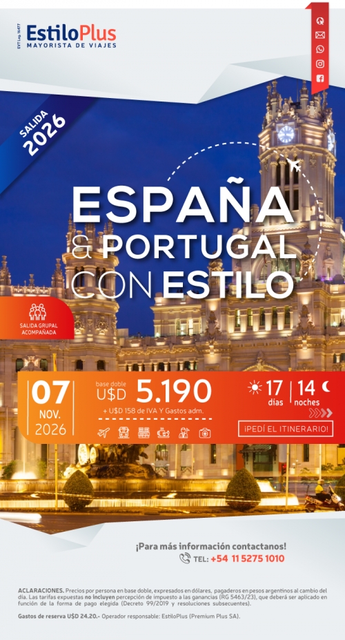 ESPA�A Y PORTUGAL CON ESTILO 