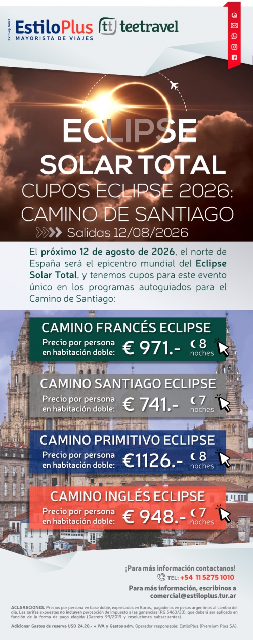 ECLIPSE SOLAR TOTAL CON TEE TRAVEL 